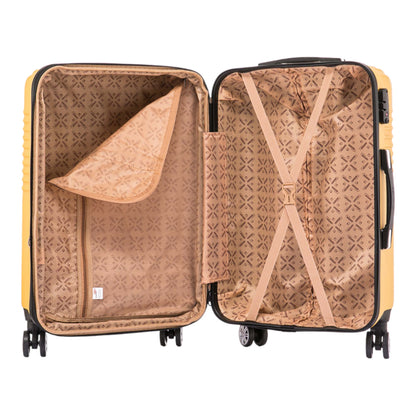 Santino Geometric Rigid 360° Travel Suitcase - ASAV7003G