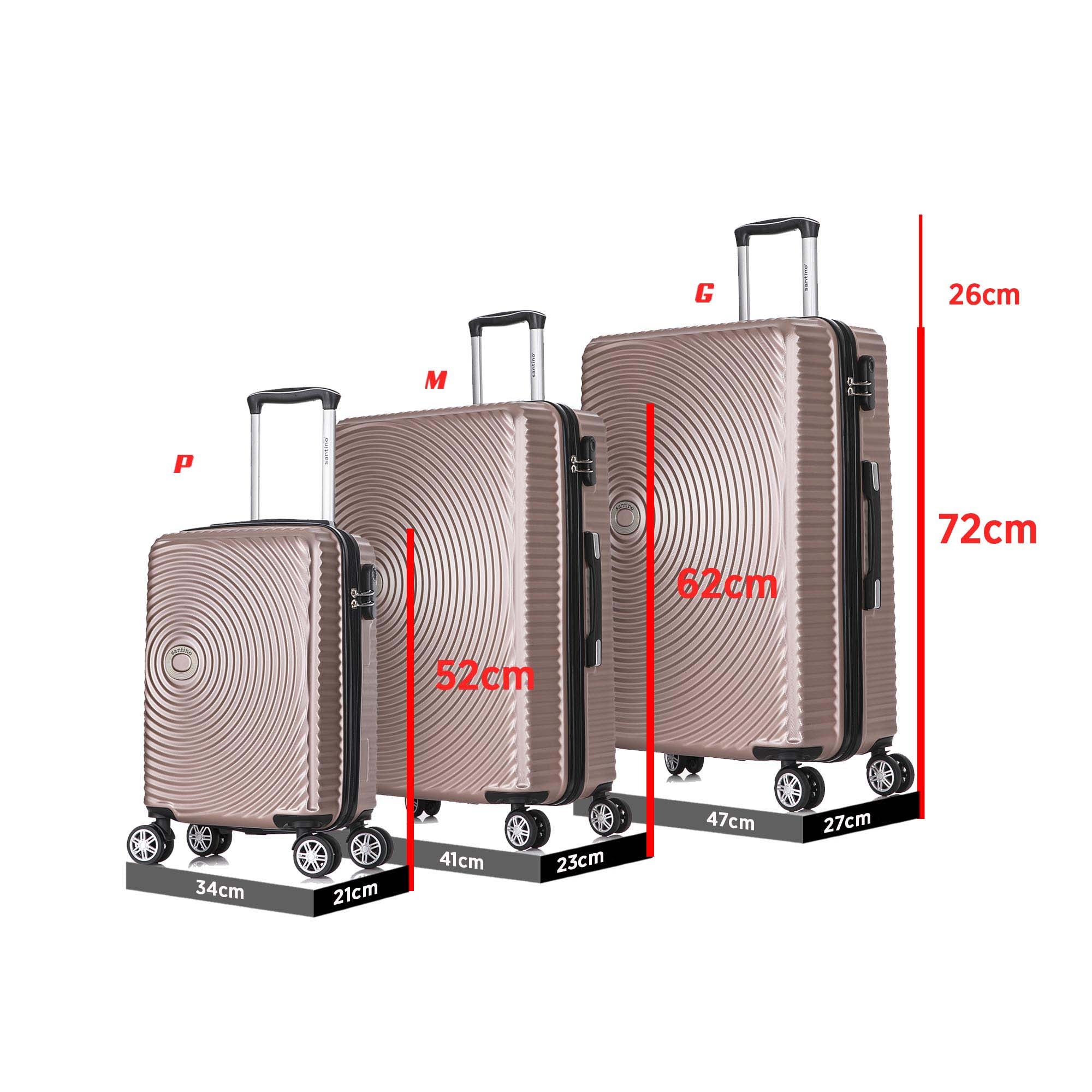 Tokyo Hardside 360° Santino M Travel Suitcase - HSV207M