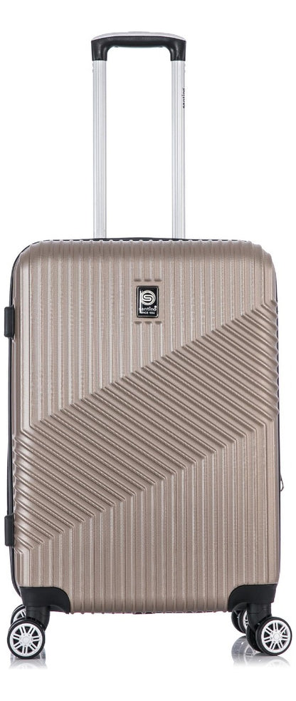Santino Geometric Rigid 360° Suitcase - ASAV7003M