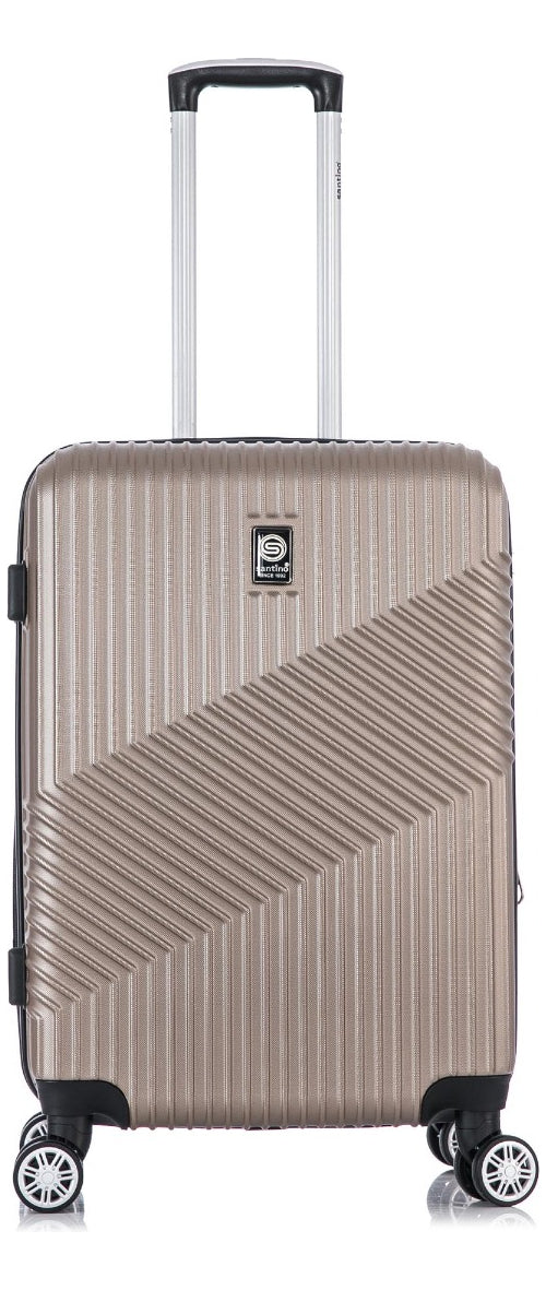 Santino Geometric Rigid 360° Suitcase - ASAV7003M