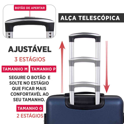 Santino M 360° Hard Case Netherlands Travel Suitcase - MZV202M