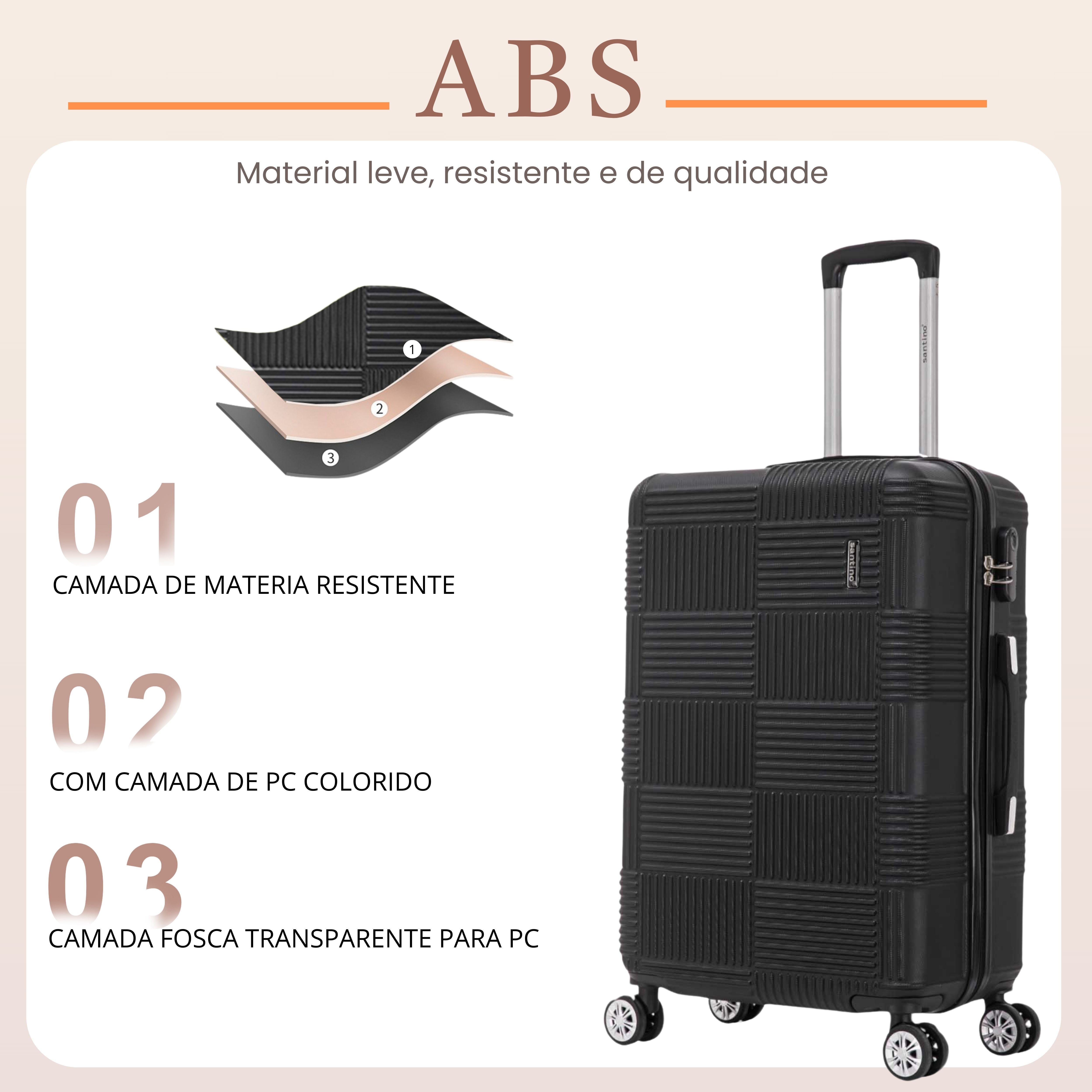 Santino G 360° Ocean Drive Hardside Suitcase - MZV503G