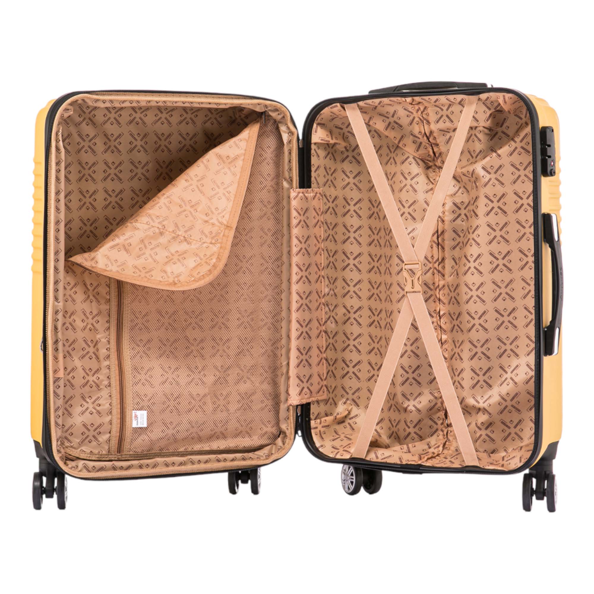 Santino Geometric Rigid 360° Suitcase - ASAV7003M