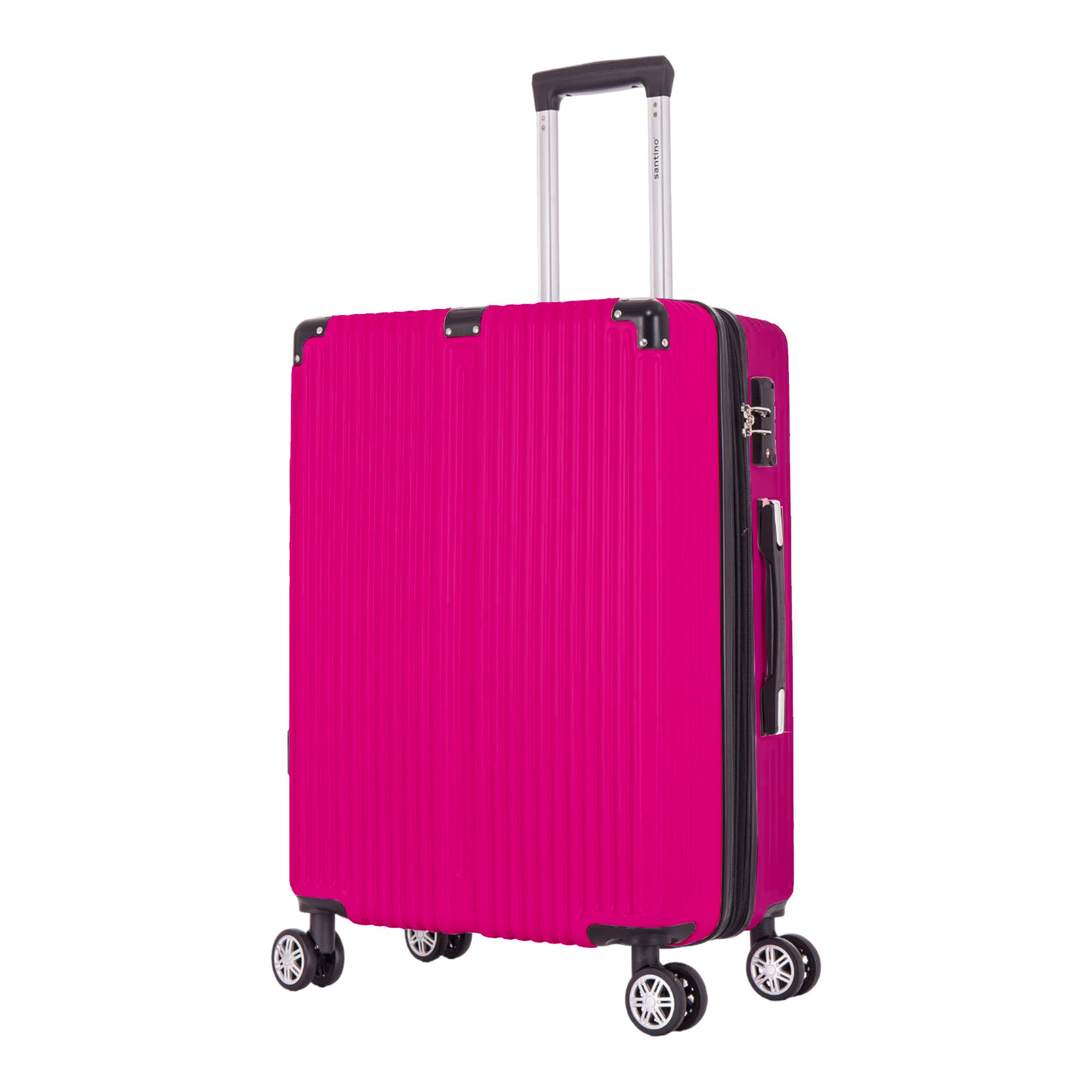 Santino 360° Hardside Dublin Suitcase Black M - AMZV204M