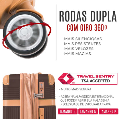 Kabri Rigid 360° Santino G Travel Suitcase - ABEV408G