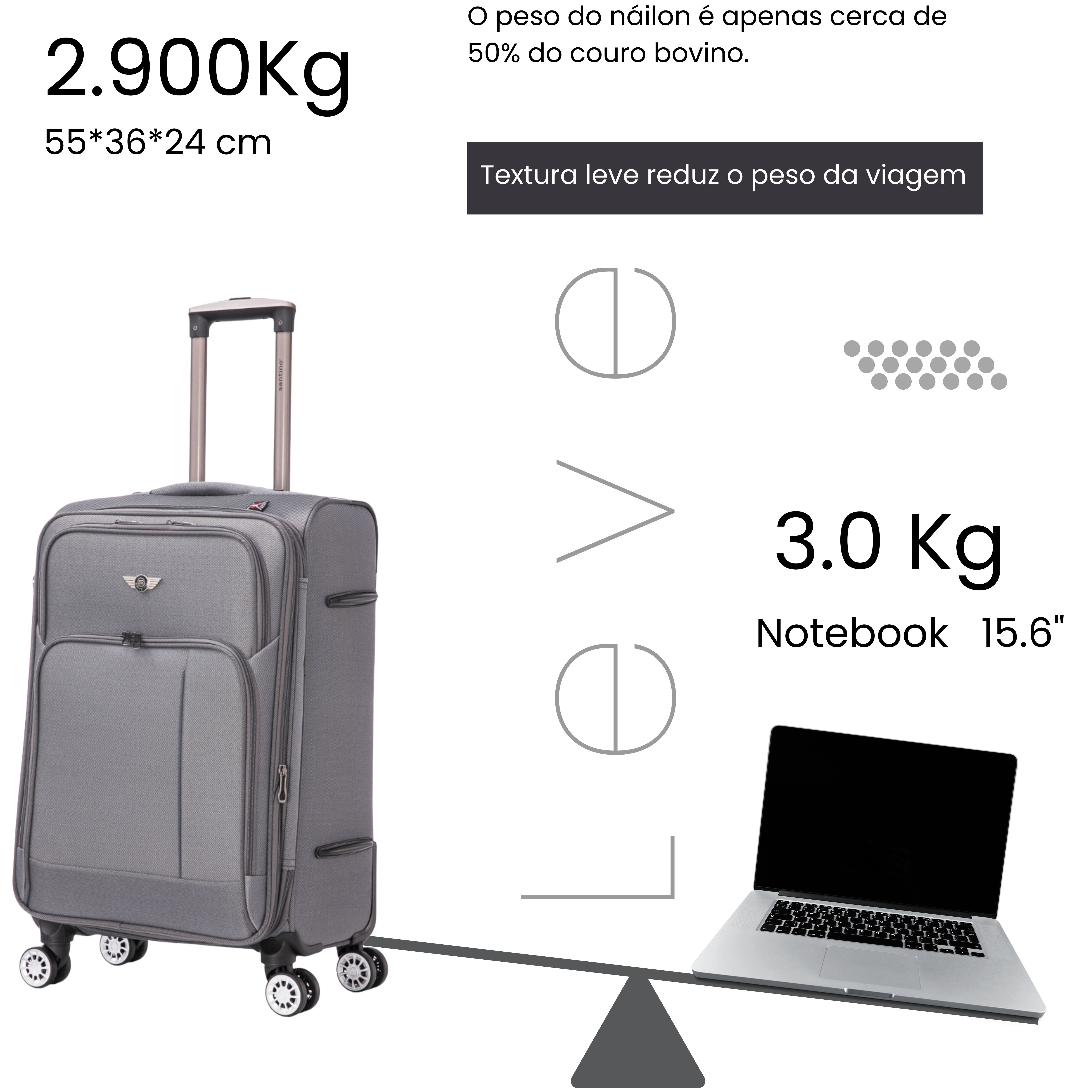 Little Havana Super Light 360° Santino Carry-On Suitcase - ALKV501P