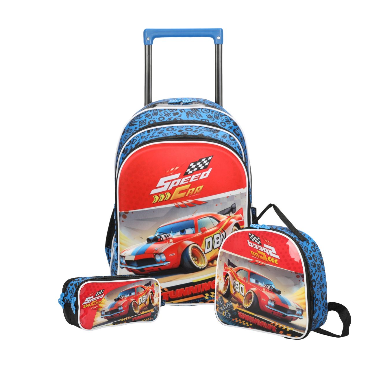 Speed ​​Car Champion by Santino Polyester Kids Kit SCK10U Navy Blue 