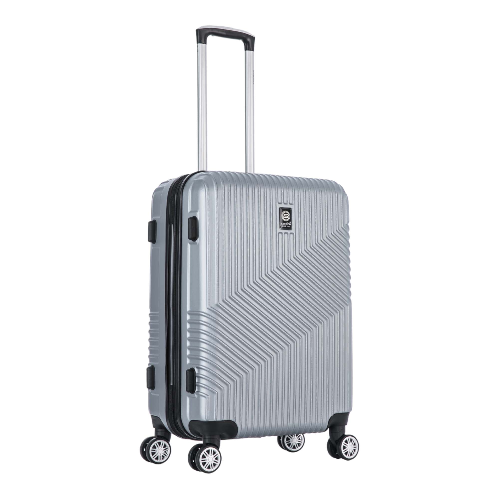 Santino Geometric Rigid 360° Travel Suitcase - ASAV7003G