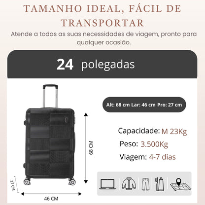 Santino M Ocean Drive Hardside 360° Travel Suitcase - MZV503M