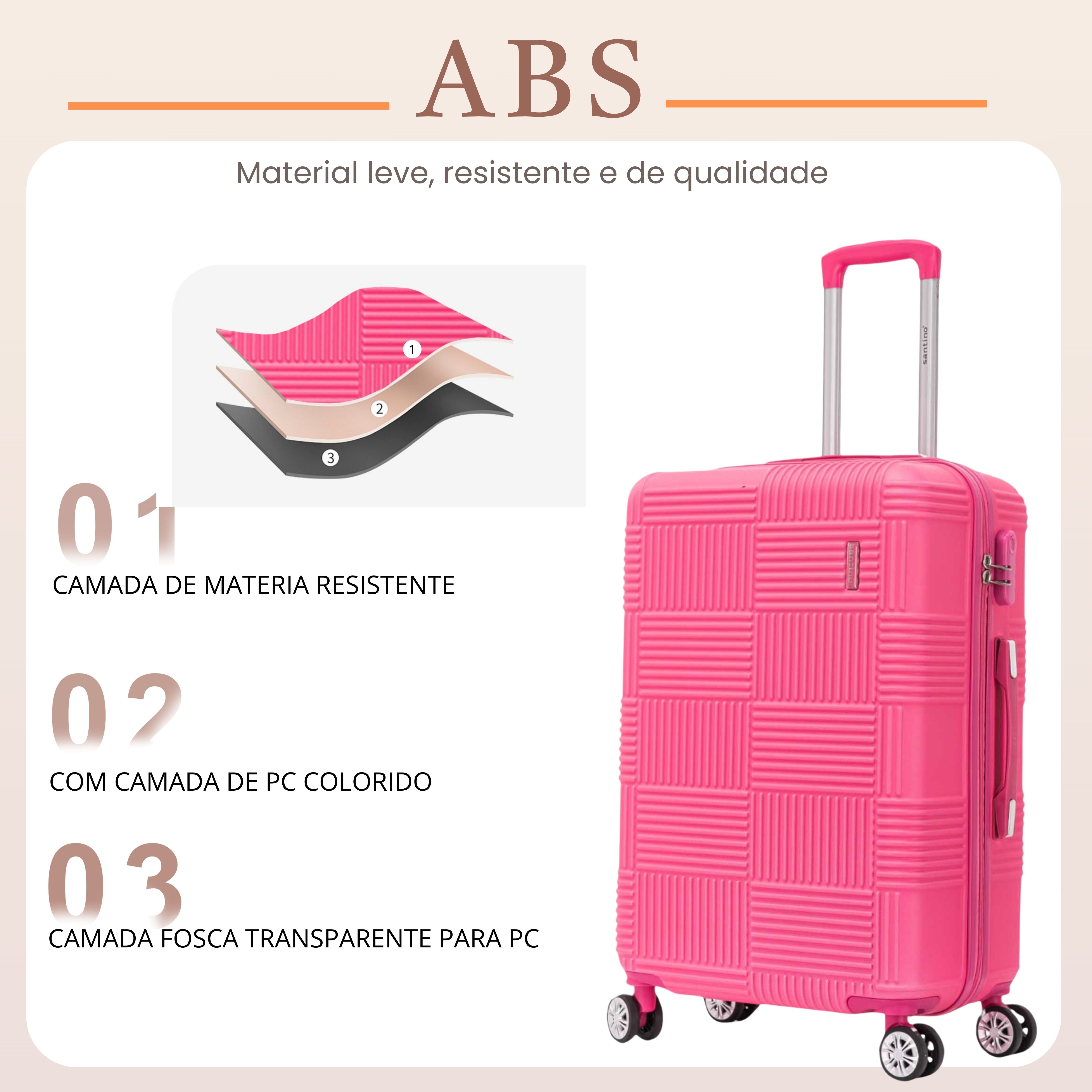 Santino G 360° Ocean Drive Hardside Suitcase - MZV503G