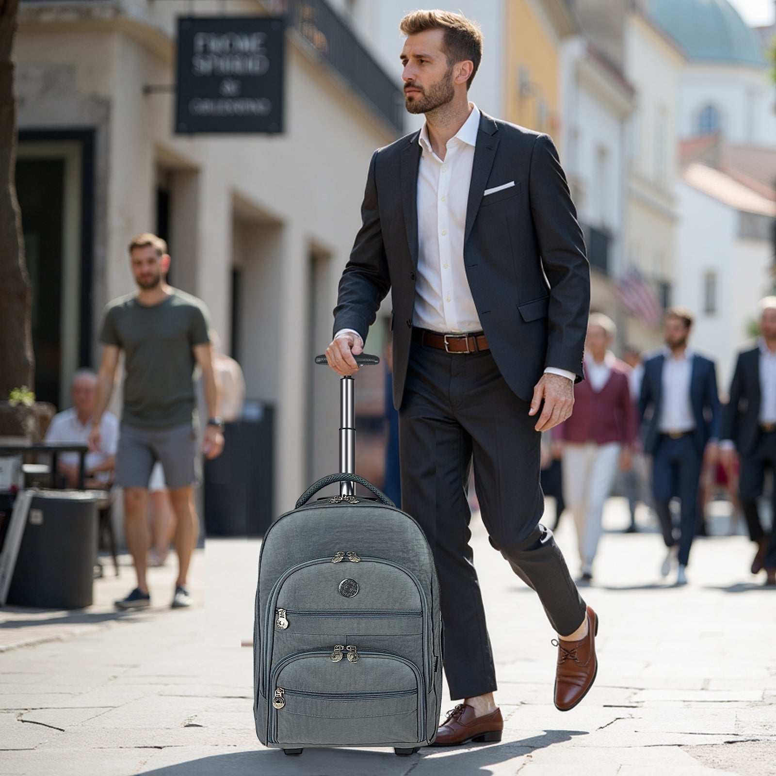 Corcovado Laptop Backpack with Wheels Santino SAC193U