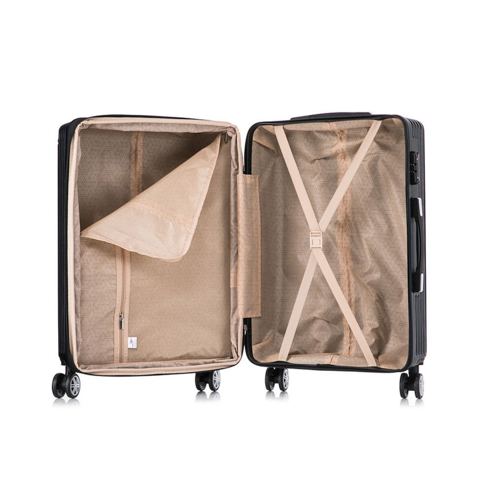 Santino 360° Hardside Dublin Suitcase Black M - AMZV204M