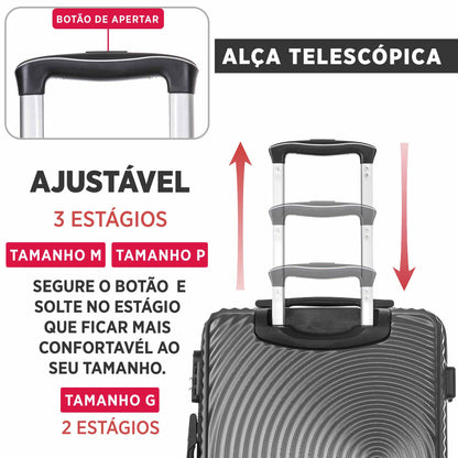 Santino 360° Tokyo Hardside Suitcase
