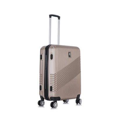 Santino Geometric 3-Piece Rigid 360° Luggage Set - SAV7003J