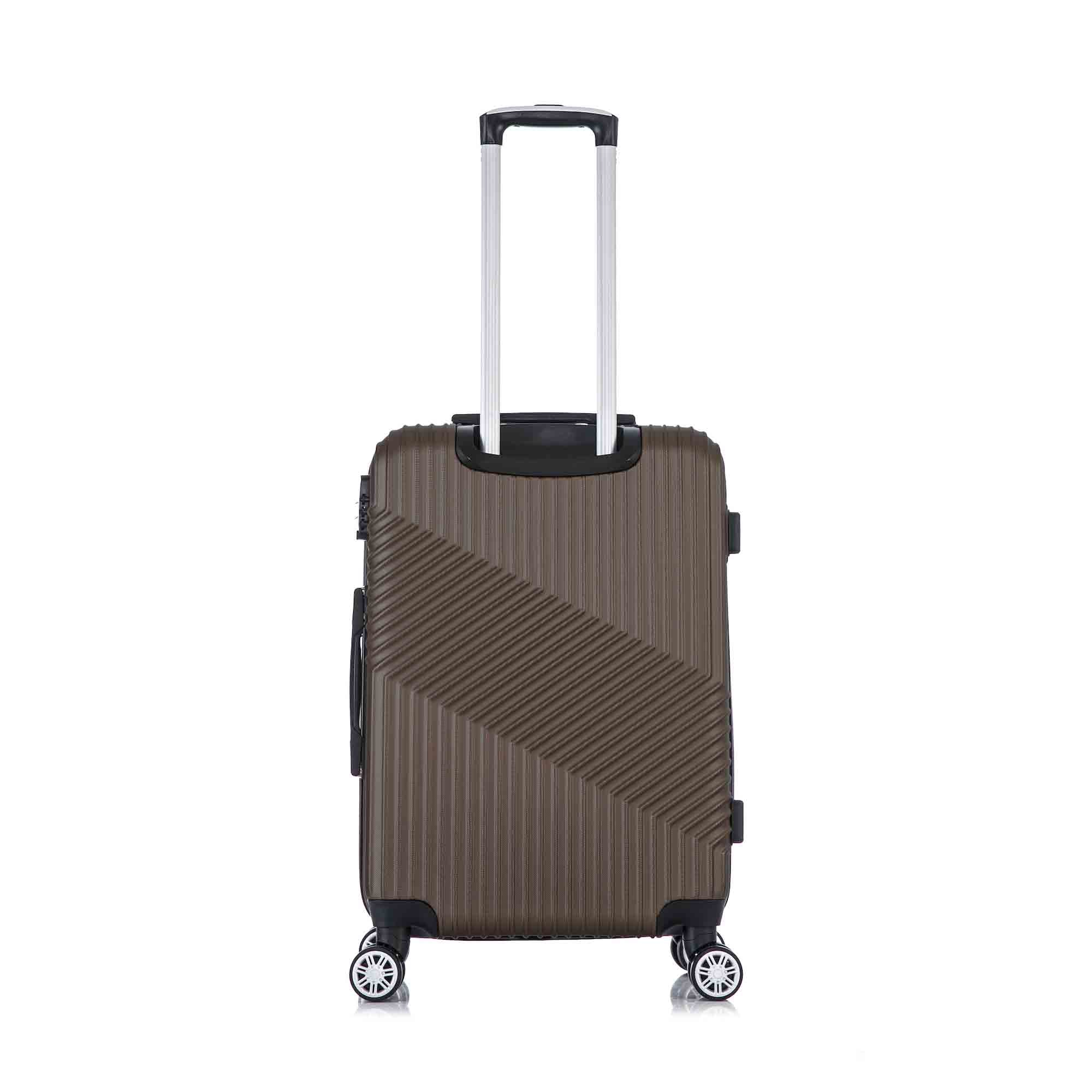 Santino Geometric 3-Piece Rigid 360° Luggage Set - SAV7003J