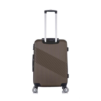 Santino Geometric 3-Piece Rigid 360° Luggage Set - SAV7003J