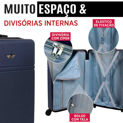 Santino M 360° Hard Case Netherlands Travel Suitcase - MZV202M