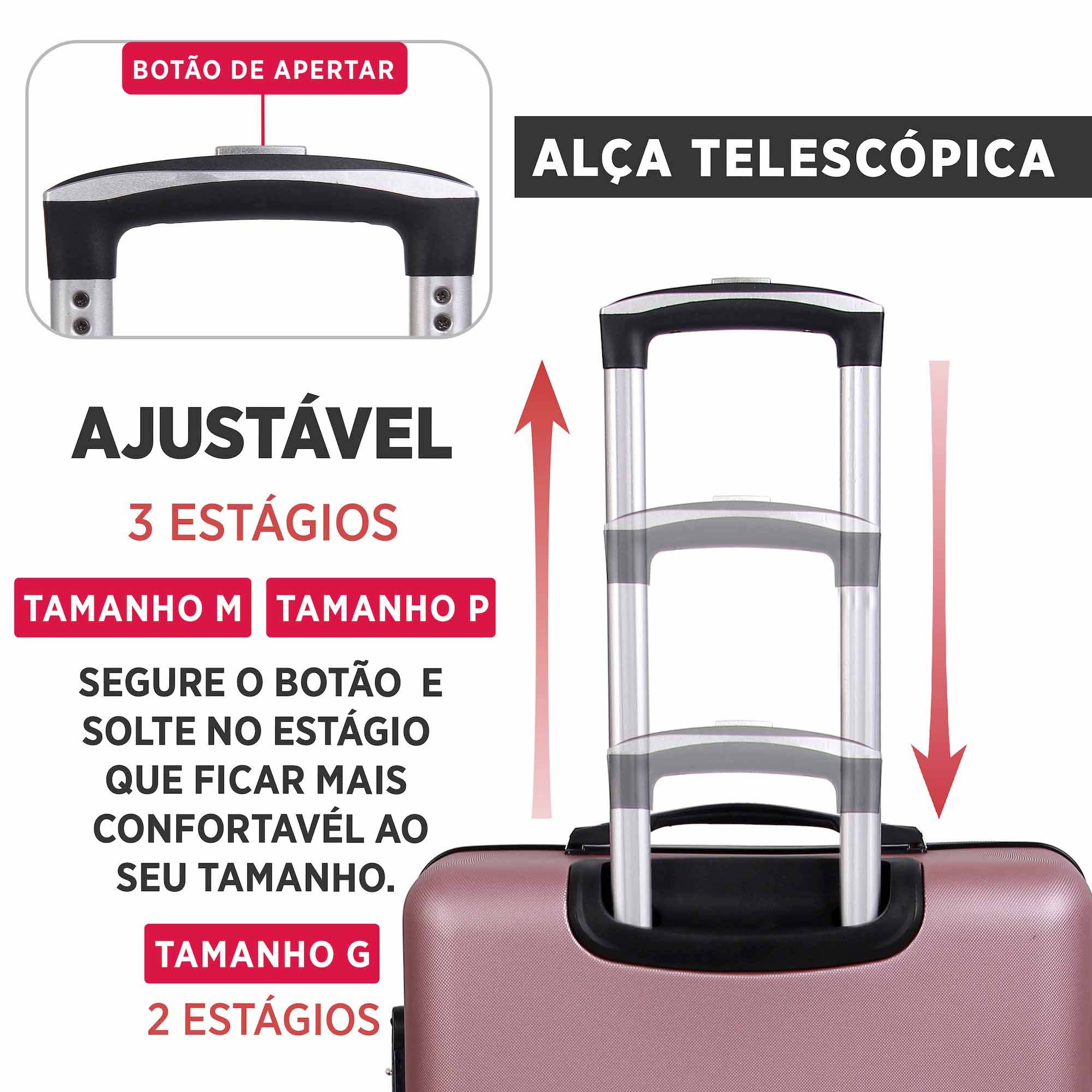 Santino 360° Rigid Holland Carry On Suitcase - AMZV202P