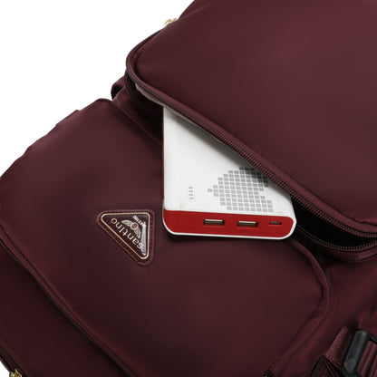 Hazel Santino Backpack Bag - SAB410U08 - Wine