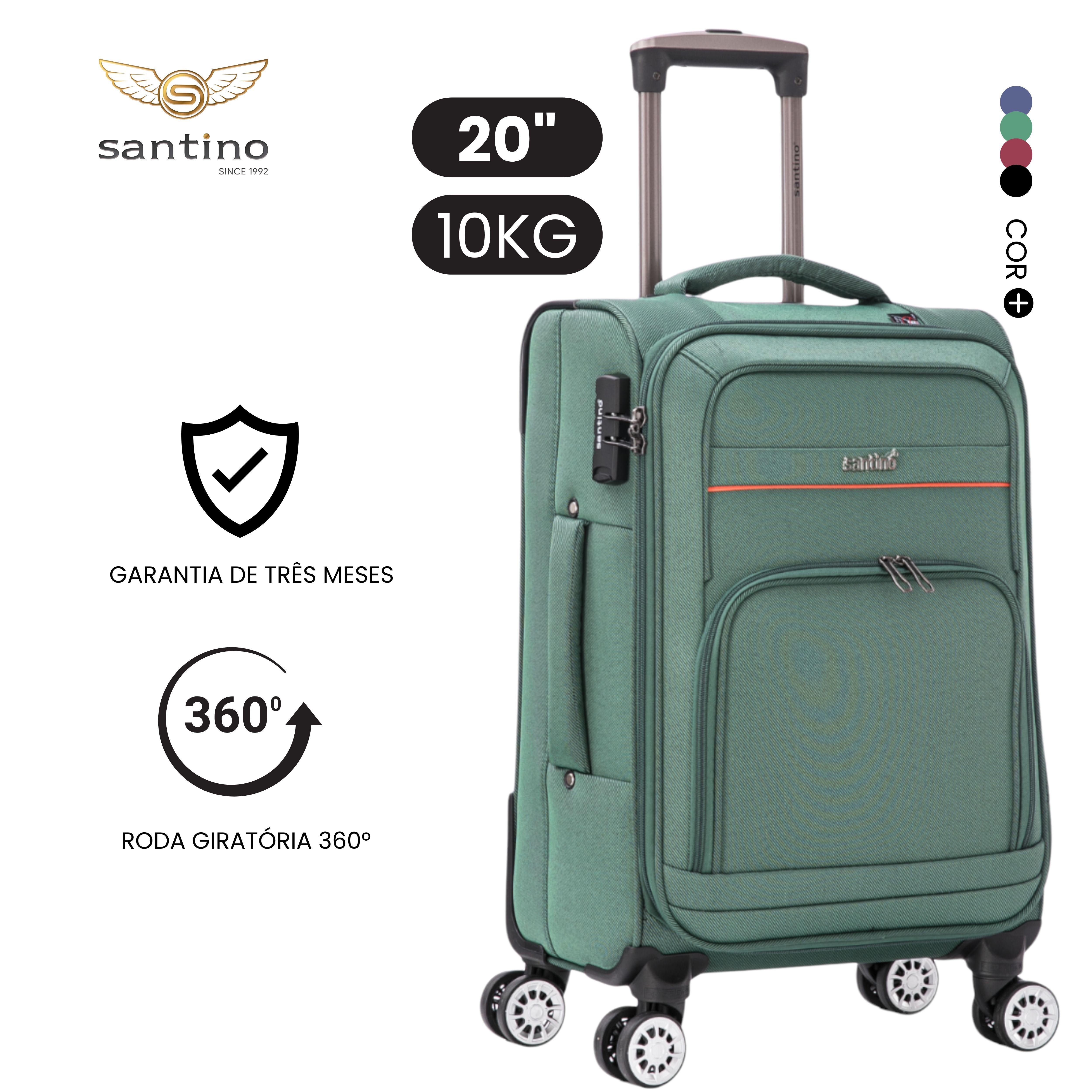 Santino Super Light Hanoi Carry-On Suitcase - ALKV401P