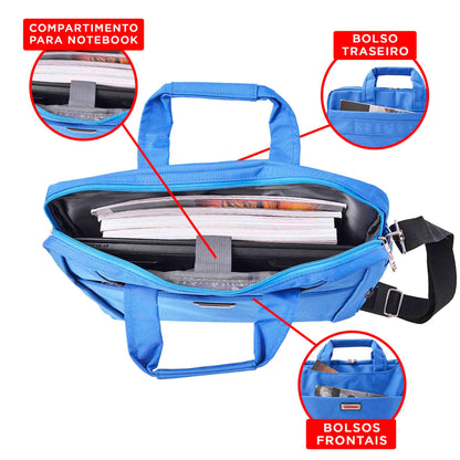 Santino Polyester Mit Notebook Folder BGP1911U Color: Turquoise Blue