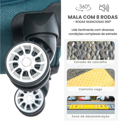 Santino Super Light Hanoi Carry-On Suitcase - ALKV401P
