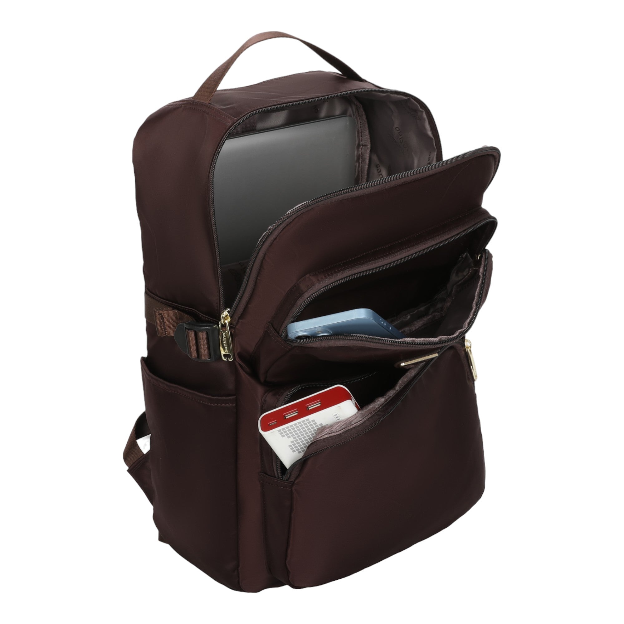 Hazel Santino Backpack Bag - SAB410U11 - Brown