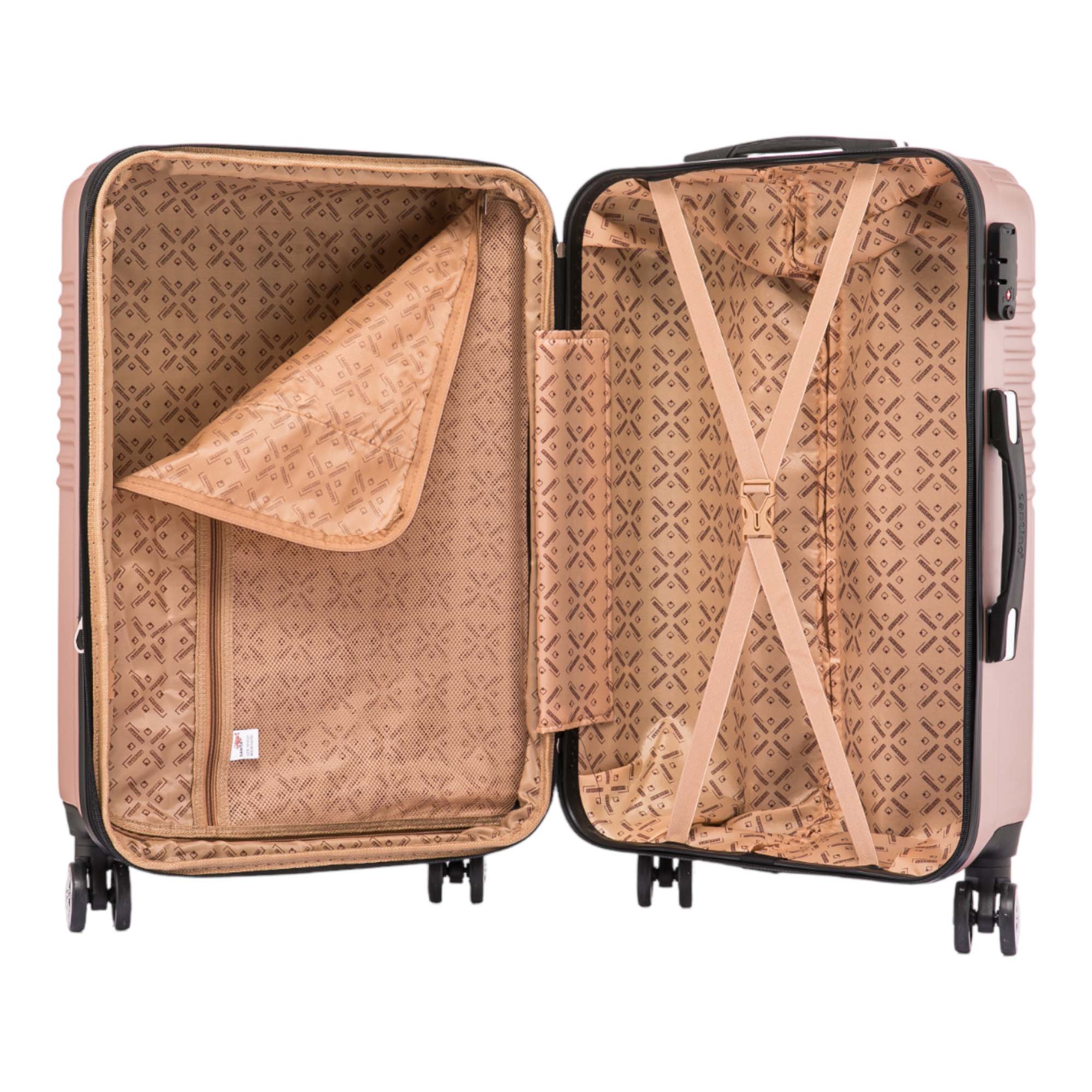 Santino Geometric Rigid 360° Suitcase - ASAV7003M