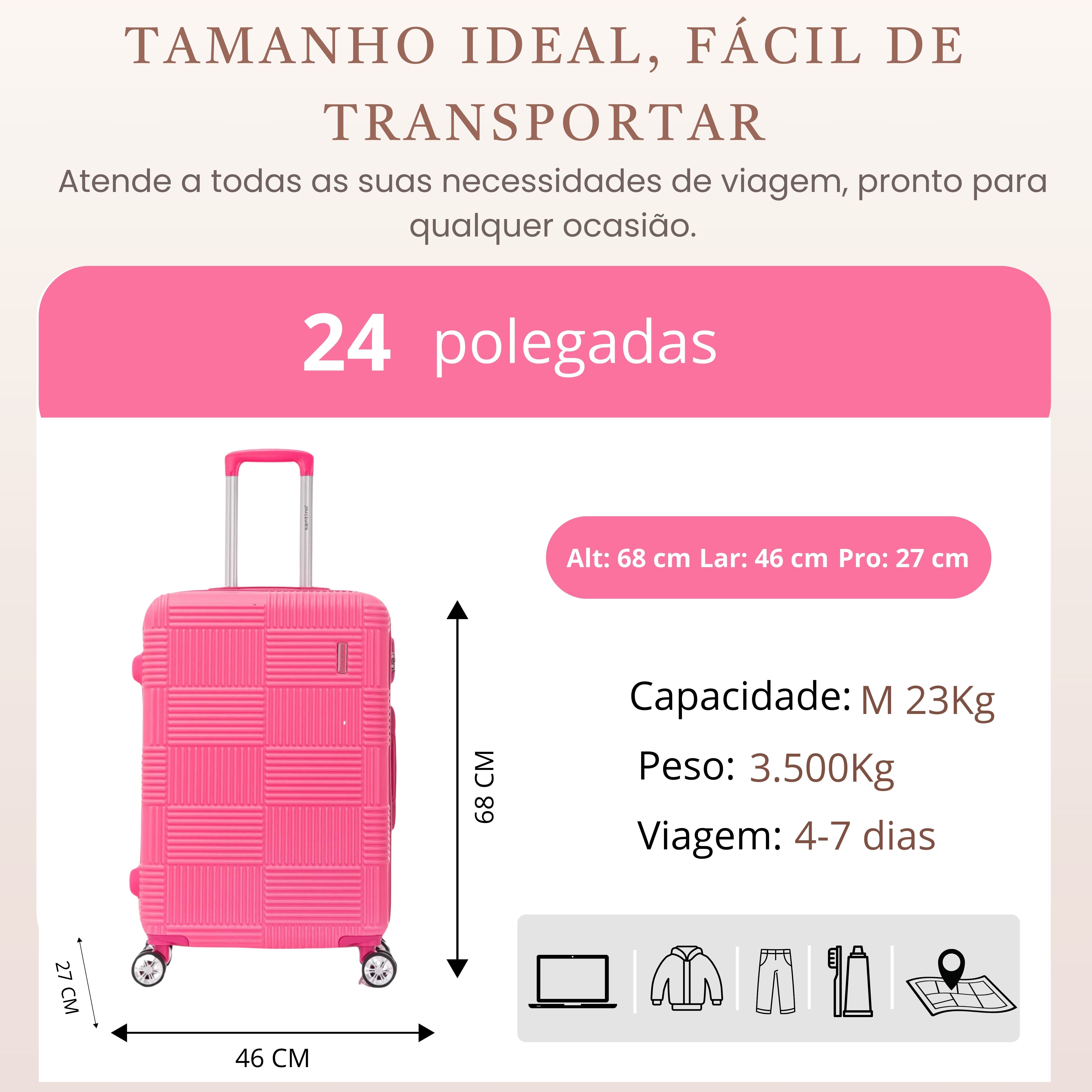 Santino M Ocean Drive Hardside 360° Travel Suitcase - MZV503M