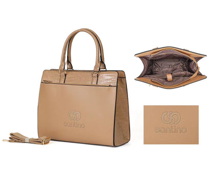 Santino Women's Office PU Notebook Briefcase - HYP001U