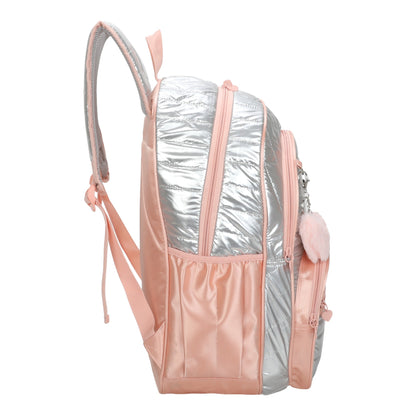 Sweet Girl Silver Wish Backpack by Santino Polyester SAM233U Light Pink