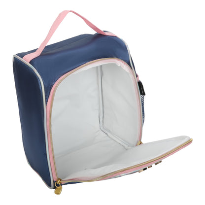Sweet Girl Pop Style Lunch Box by Santino Pol SAL232U Blue