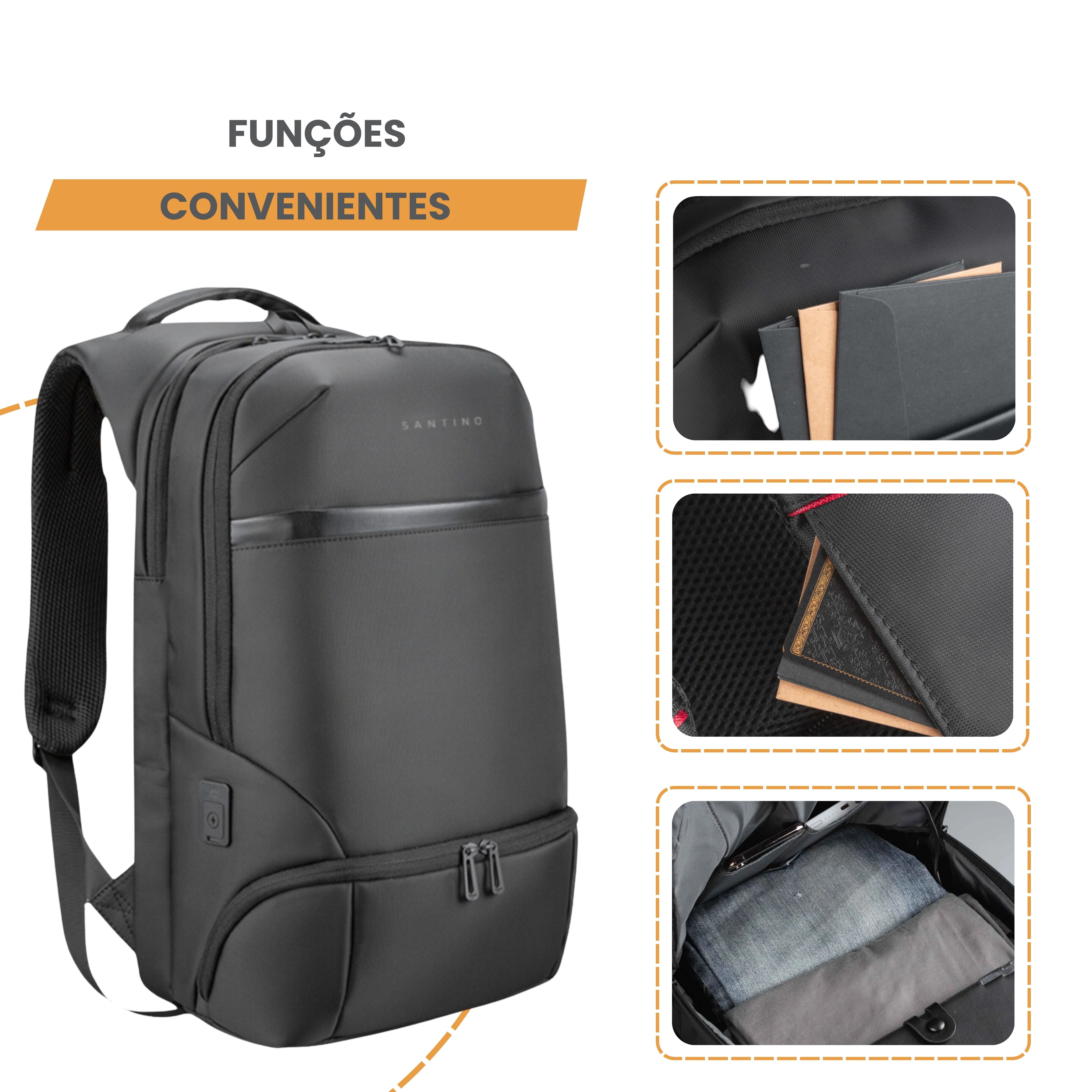 Coimbra Santino Laptop Backpack - SAN215U01