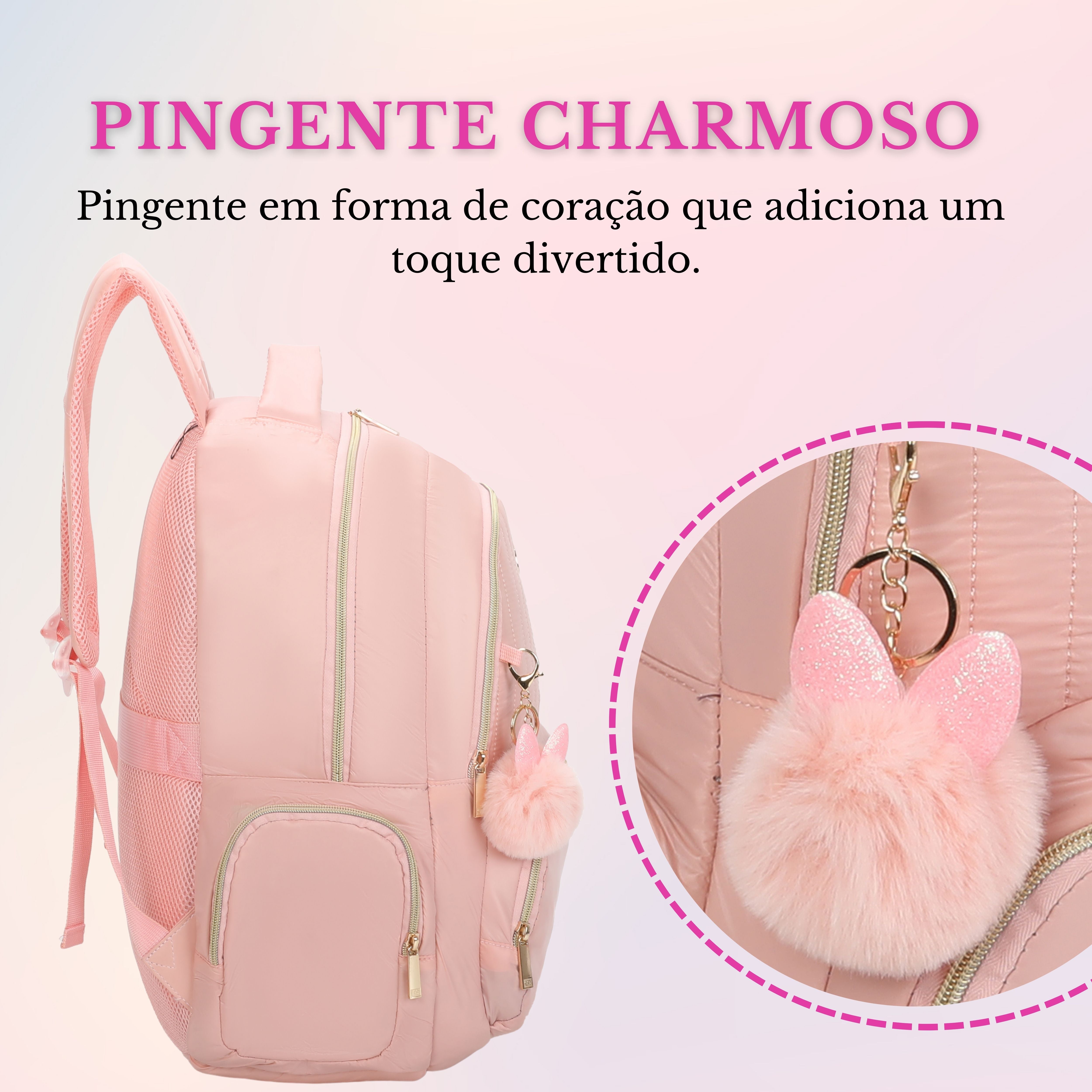 Grace Santino Backpack Bag - SAB414U62 - Light Pink