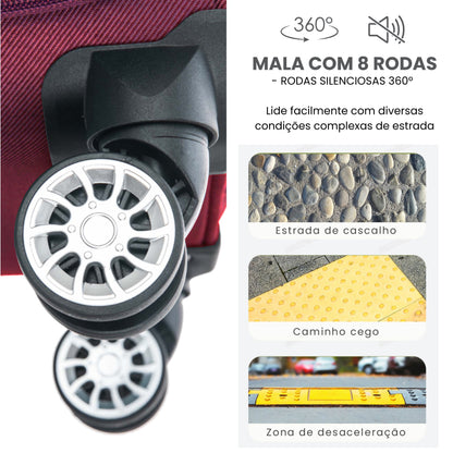 Santino Super Light Hanoi Carry-On Suitcase - ALKV401P