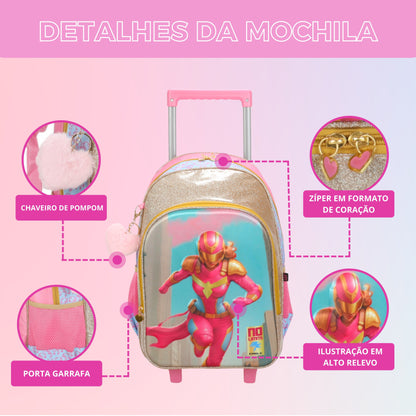 No Limits GirlHero by Santino Kids Kit Polyester PINK NLK12U47