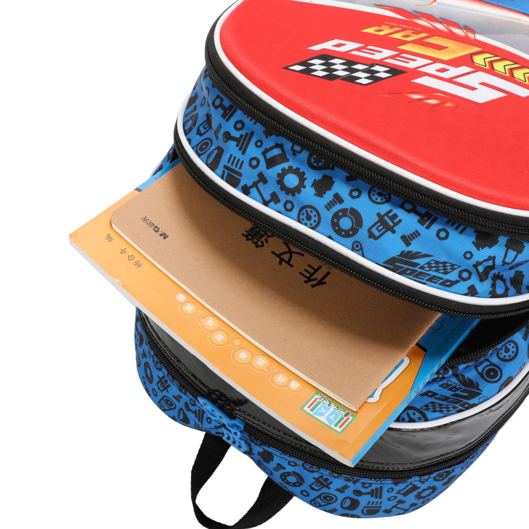 Speed ​​Car Champion by Santino Kids Backpack - SCM10U - Navy Blue