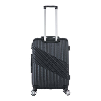 Santino Geometric Rigid 360° Travel Suitcase - ASAV7003G