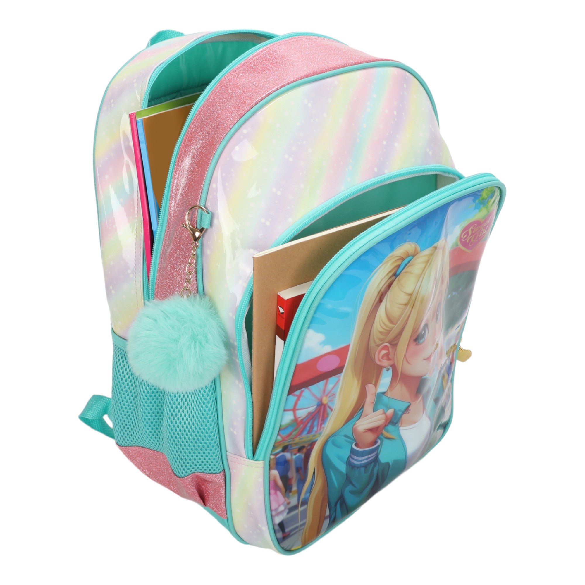Sweet Girl Park by Santino Children's Backpack - SGM21U10 - Green