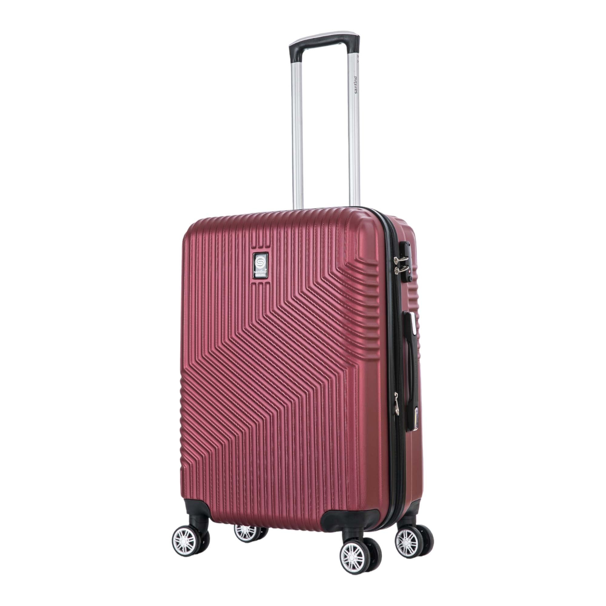 Santino Geometric Rigid 360° Travel Suitcase - ASAV7003G