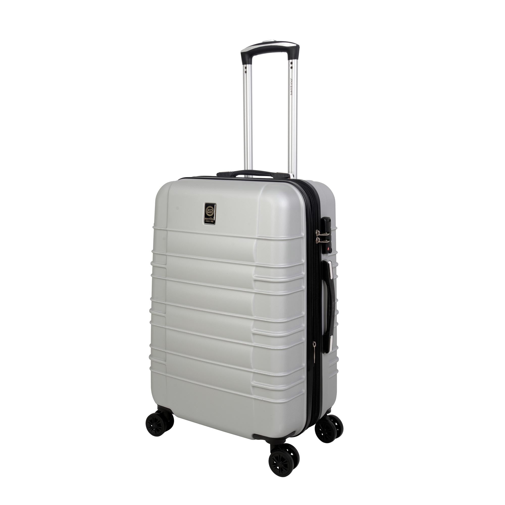 Santino Pink G 360° Hard Double Wheel Suitcase - ASAV8001G