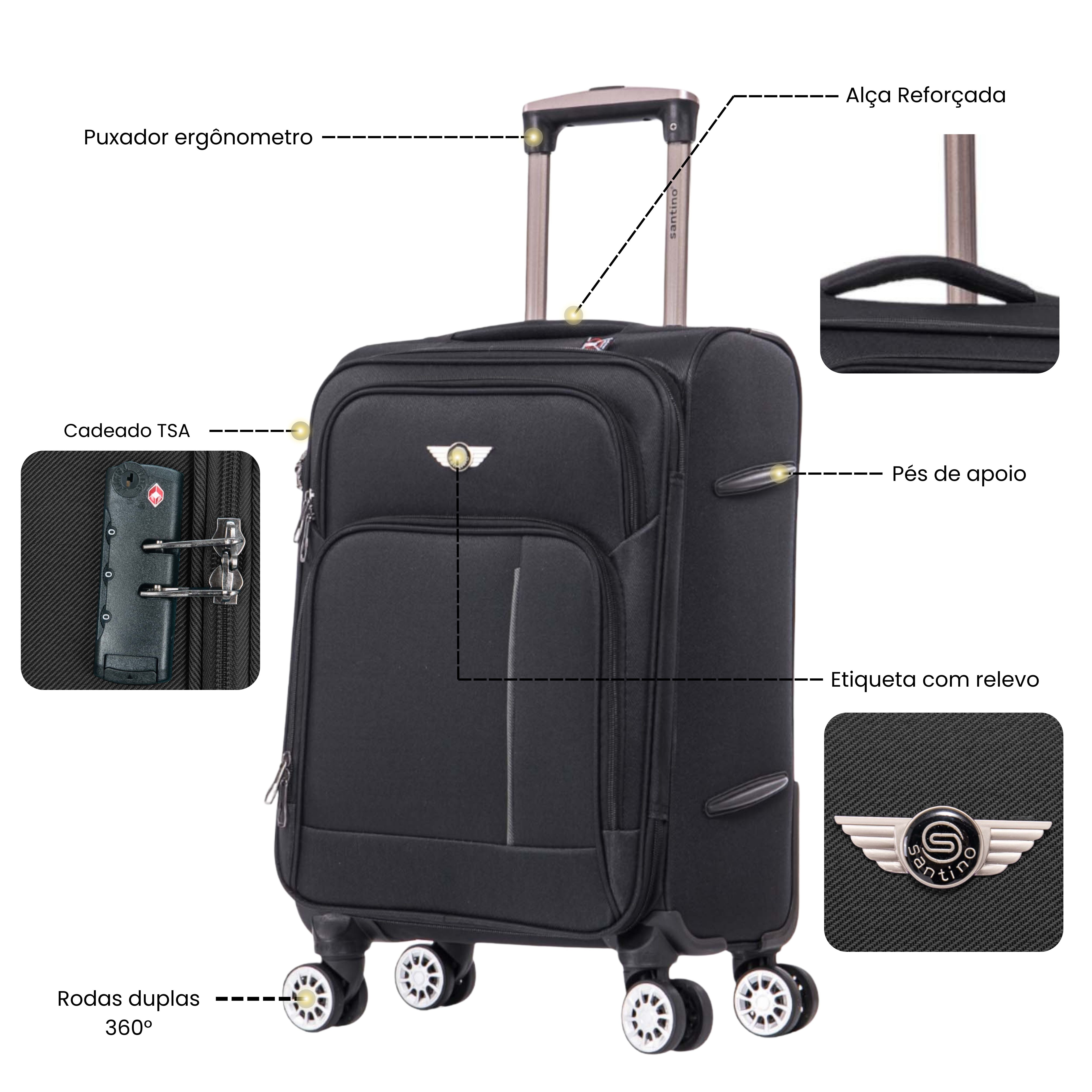 Little Havana Super Light 360° Santino M Travel Bag - ALKV501M