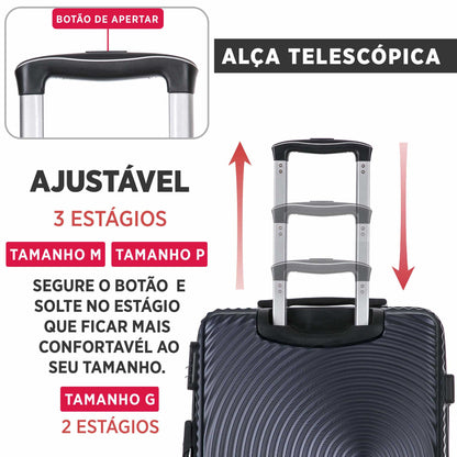 Tokyo Hardside 360° Santino M Travel Suitcase - HSV207M