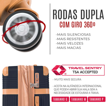 Kabri Rigid 360° Santino G Travel Suitcase - ABEV408G