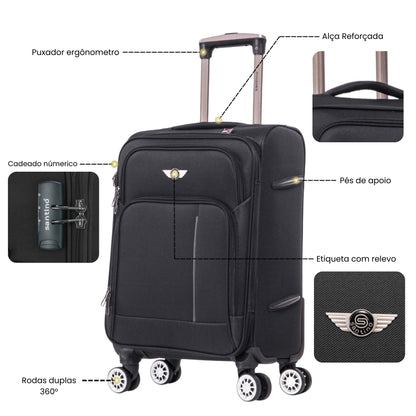 Little Havana Super Light 360° Santino Carry-On Suitcase - ALKV501P