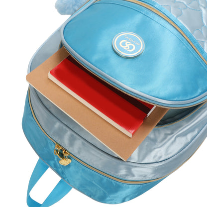 Sweet Girl Butterfly Backpack by Santino Polyester SAM230U Light Blue