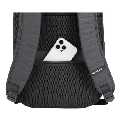 Trend by Santino Black Polyester Notebook Backpack
