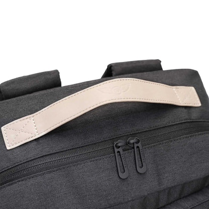 Pop Organizer by Santino Black Polyester Notebook Backpack