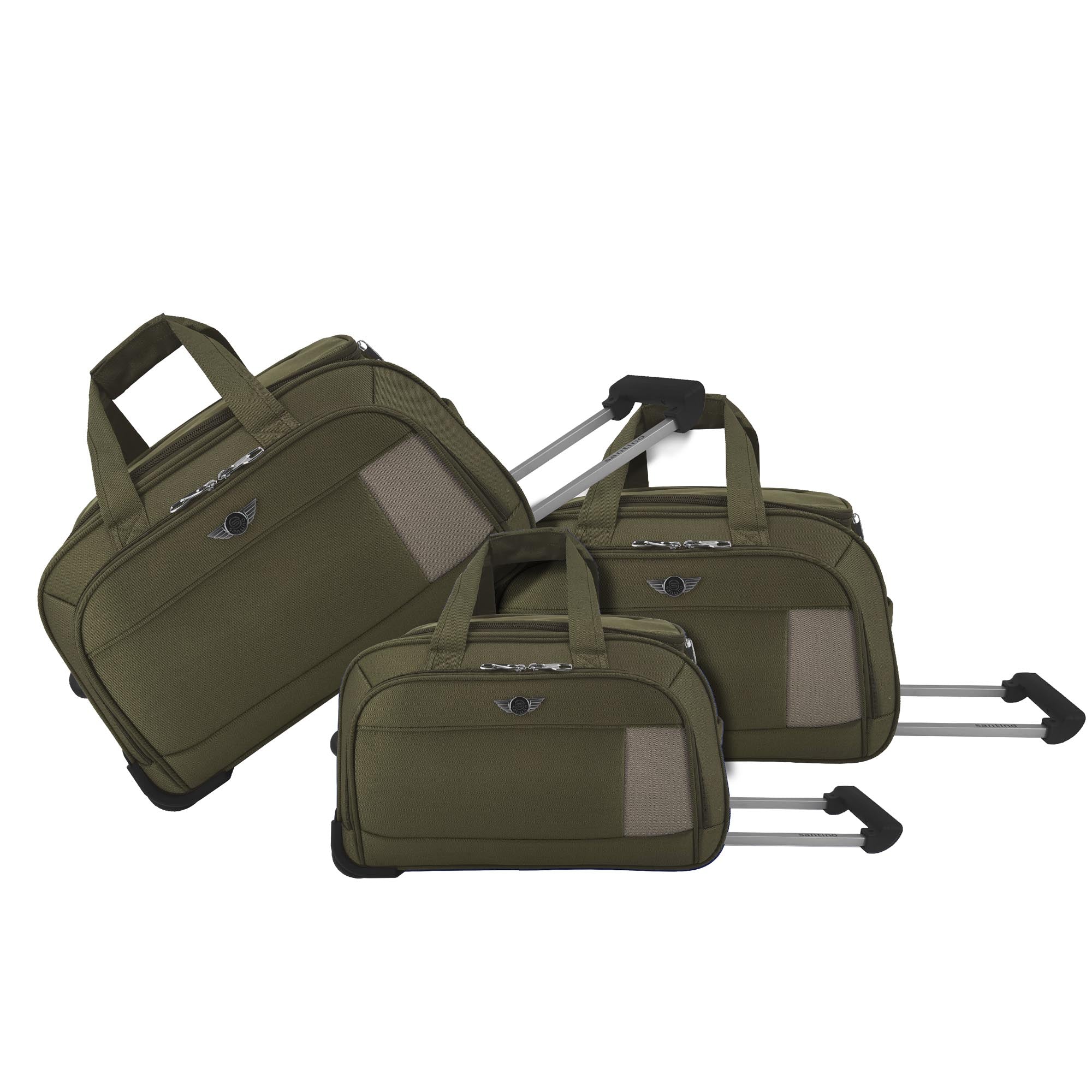 Santino London Polyester 3-piece Travel Bag Set - SLS1J 
