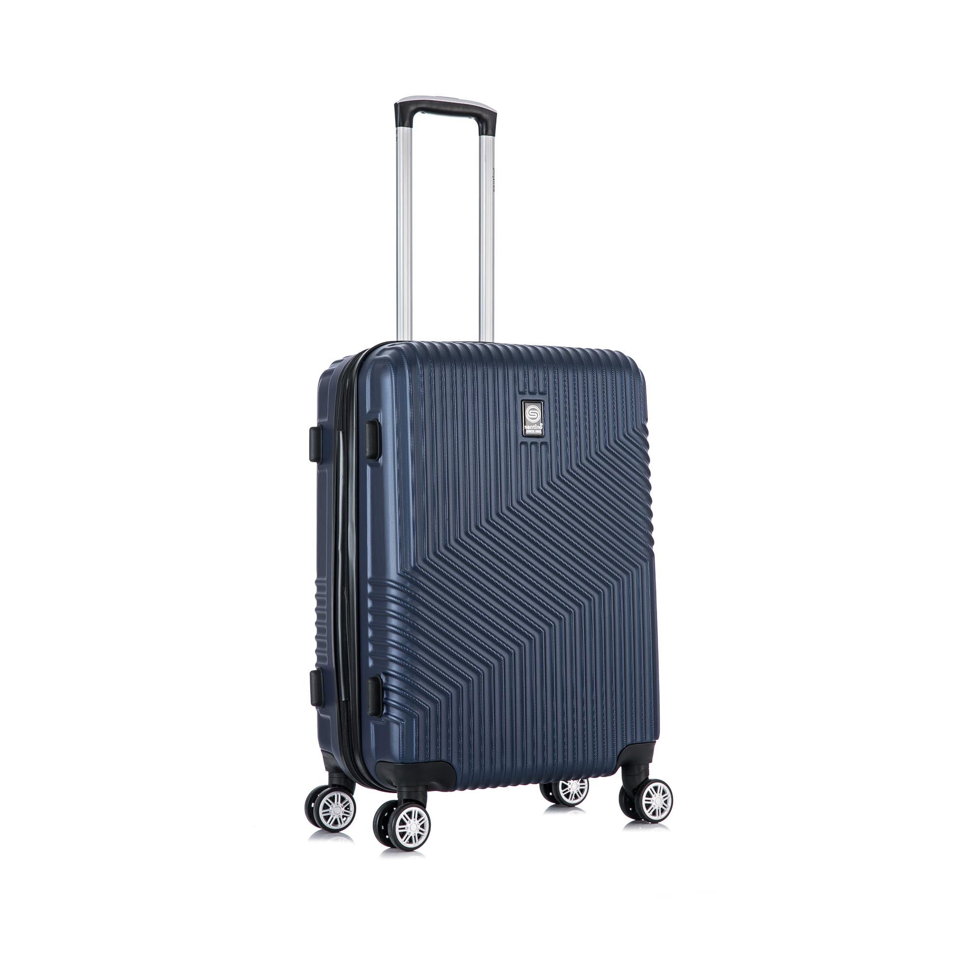 Santino Geometric 3-Piece Rigid 360° Luggage Set - SAV7003J